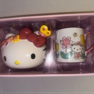 Hello Kitty Mug and Bank Set flower girl! Sanrio licensed